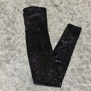 NWOT Glitter Full Length Leggings
